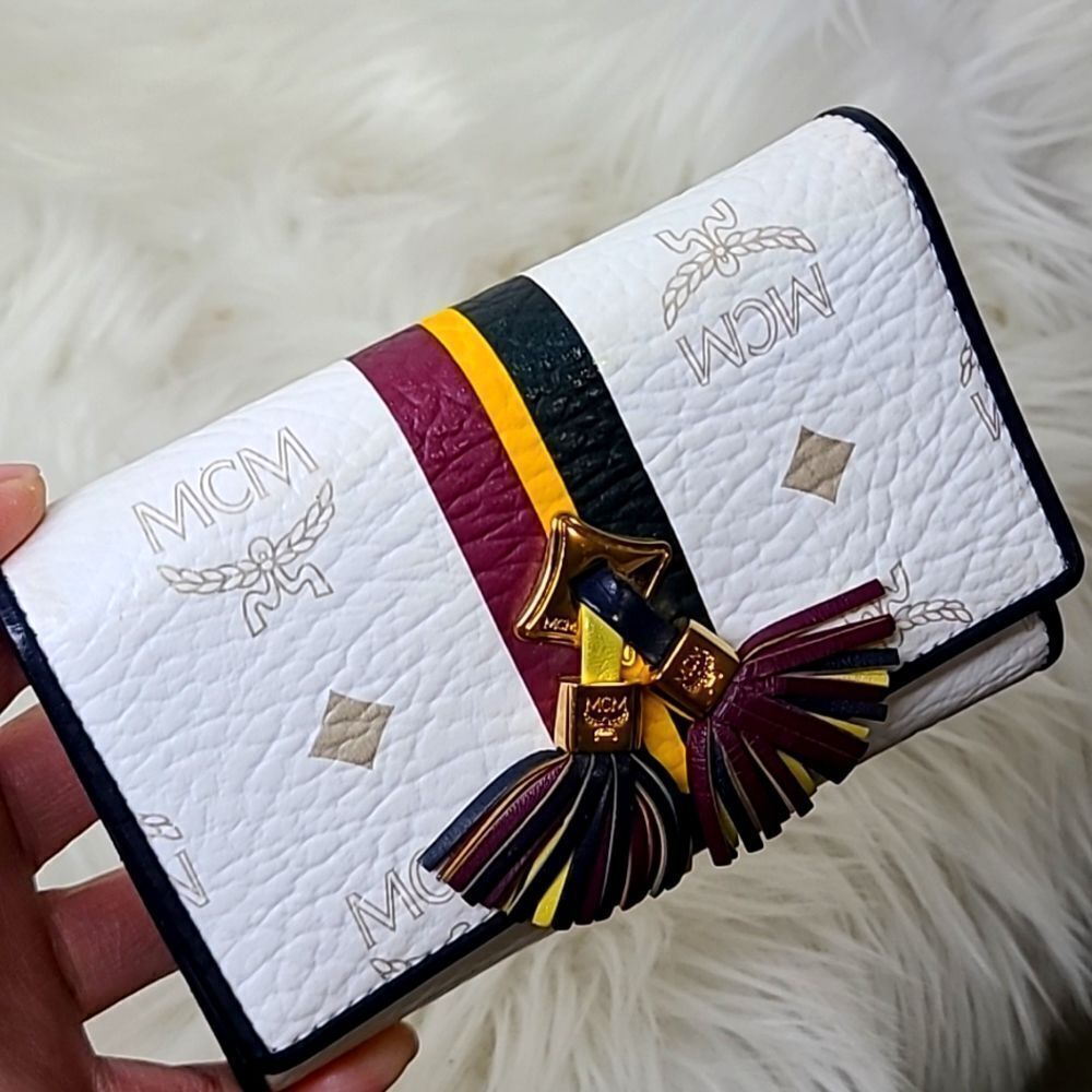 💯 Authentic MCM Trifold Wallet🍀